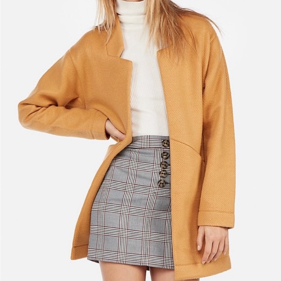 Express Jackets & Blazers - Express Coat M mustard
